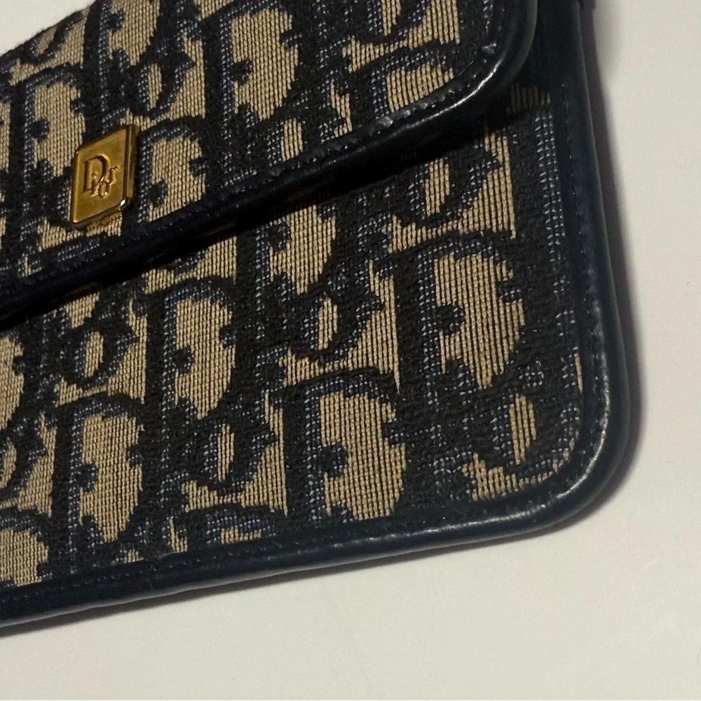 Vintage Dior Trotter Monogram Pouch